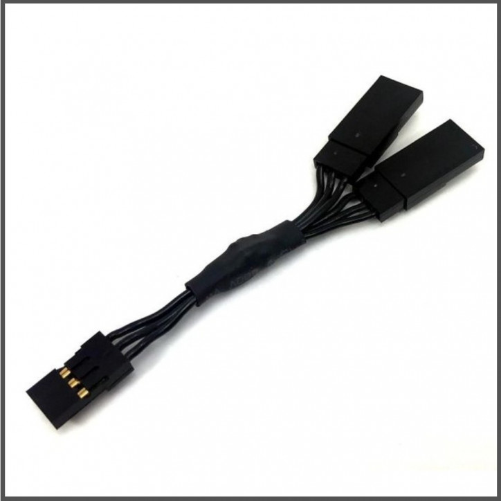 Wire extender servo 45 mm - plug z black (107A20501A)