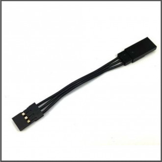 Wire extender servo 50 mm - plug z  black