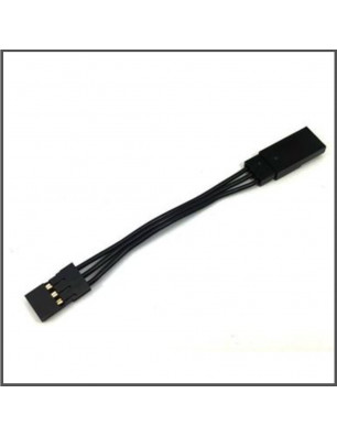 Wire Extender Servo 50 mm - plug Z black RADIO/SERVO SANWA