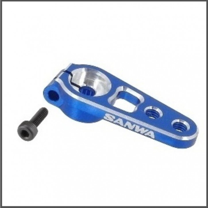 Blue aluminum servo bracket (107A54262A)