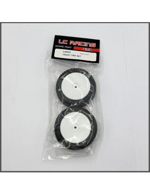 FRONT TIRE SET TIRES LC RACING