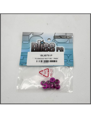 FLANGED NUT M3 PINK SPARE PARTS BLISS