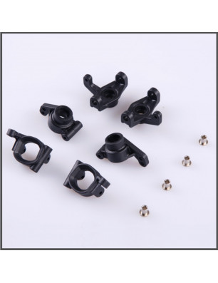 STEERING BLOCK,C-HUB&UPRIGHT SET Spare Parts LC Racing