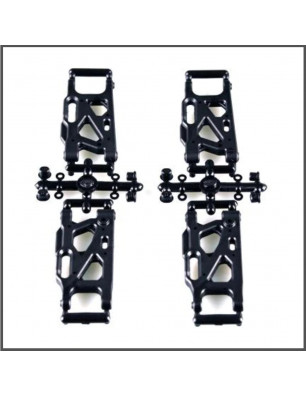 SUSPENSION ARMS HARD SET Spare Parts LC Racing