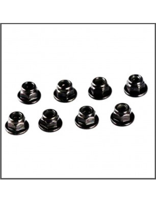 WHEEL NUTS M3 8pcs Spare Parts LC Racing