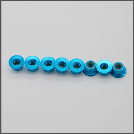 FLANGED NUT M4 BLUE SPARE PARTS BLISS