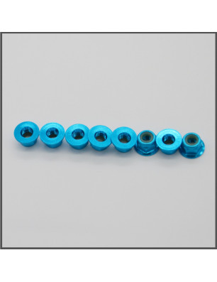 FLANGED NUT M4 BLUE SPARE PARTS BLISS