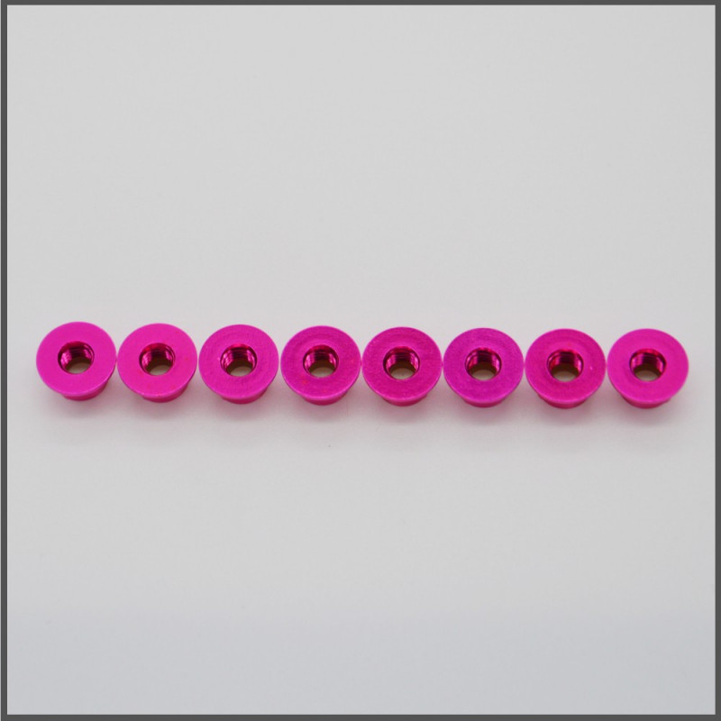 FLANGED NUT M4 PINK SPARE PARTS BLISS