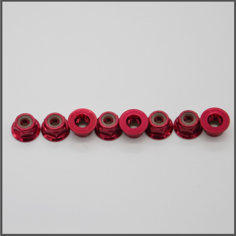 FLANGED NUT M4 RED SPARE PARTS BLISS