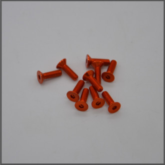 COUNTERSUNK SCREW 3X10 ORANGE SPARE PARTS MZ