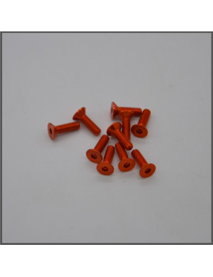 COUNTERSUNK SCREW 3X10 ORANGE SPARE PARTS MZ