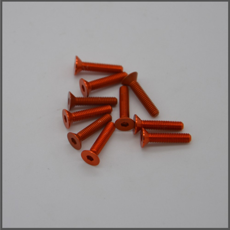 COUNTERSUNK SCREW 3X14 ORANGE SPARE PARTS MZ