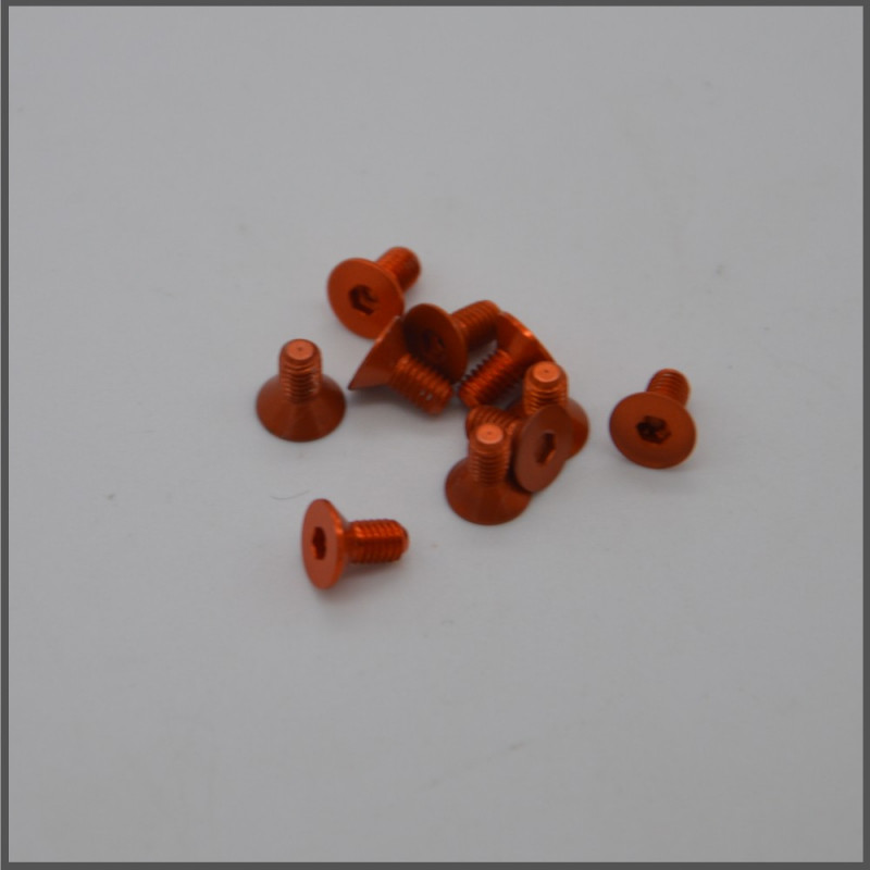 COUNTERSUNK SCREW 3X6 ORANGE SPARE PARTS MZ