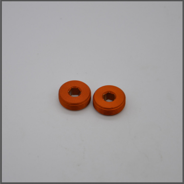 Front ball adjustment grub screw - orange (MZ926)