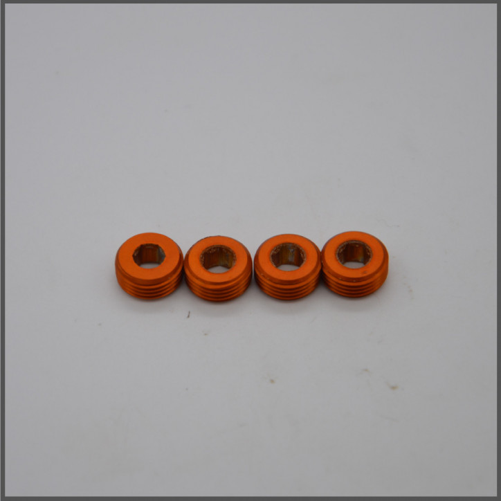 Rear ball adjustment grub screw - orange (MZ927)