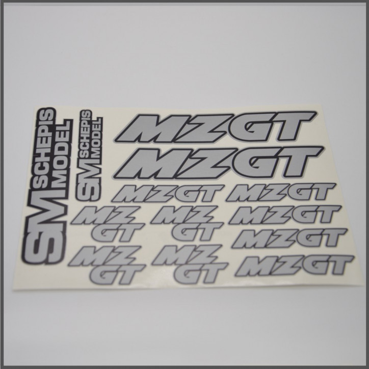 Mz gt sticker - grey