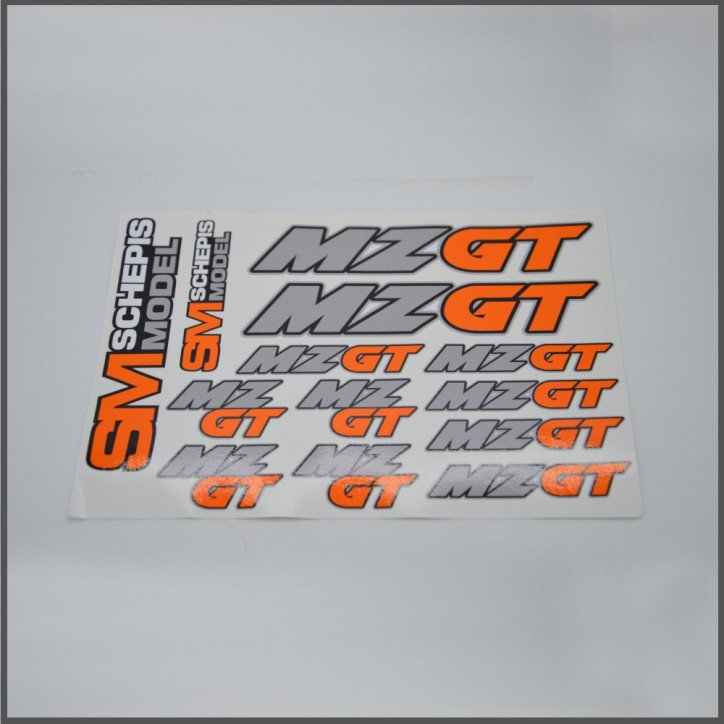 Mz gt sticker - orange