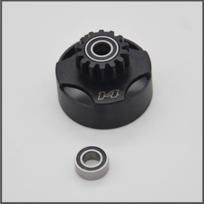 15T CLUTCH BELL FOR KYOSHO MP.W/5*10 BEARING SPARE PARTS BLISS