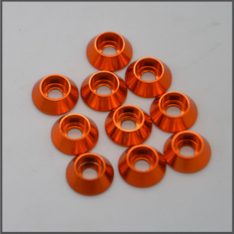WASHER FOR FLAT SCREW LARGE M3 - ORANGE SPARE PARTS MZ