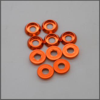 Washer for flat screw m3 - orange