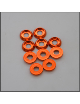 WASHER FOR FLAT SCREW M3 - ORANGE SPARE PARTS MZ