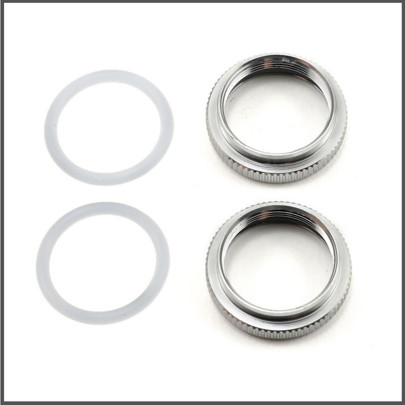 Adjust nut shock / oring (2) (SER600158) (1) Spare Parts Serpent