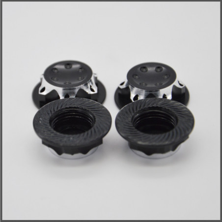 LOCKED NUTS 17MM BLACK SPARE PARTS BLISS