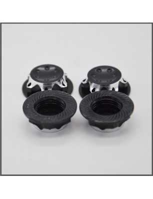 LOCKED NUTS 17MM BLACK SPARE PARTS BLISS