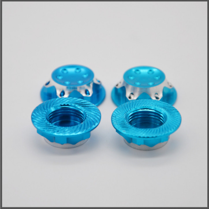 Locked nuts 17mm blue (BLI240)