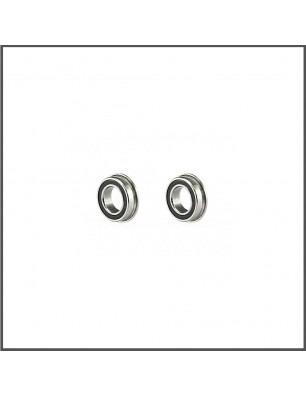 Ballbearing 8x14x4 flanged SS (2) (SER1394) (3) Spare Parts Serpent