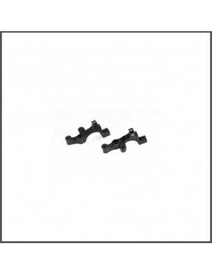 Bearing bracket FR up L+R alu S988 (SER903669) Spare Parts Serpent