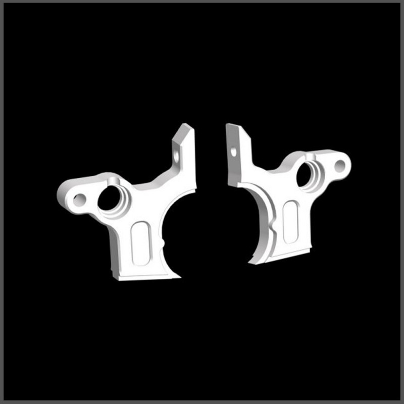 Bearingblock fr top L+R Magnesium SRX8 GT (SER601150) Spare Parts Serpent