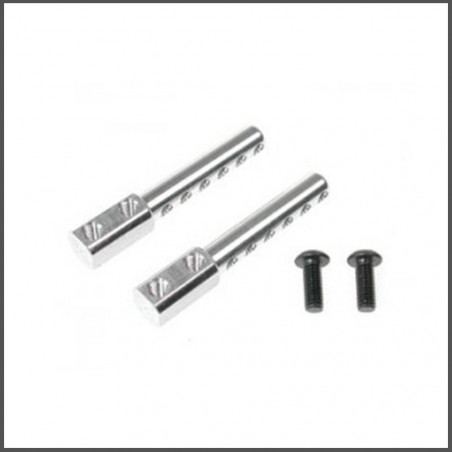 Body posts adjustable rear alu (2) (SER802362) (2) Spare Parts Serpent