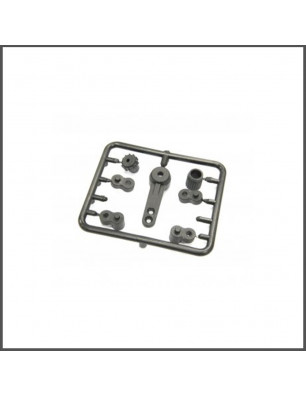 Brake-lever/battery spacers frame (SER804156) Spare Parts Serpent