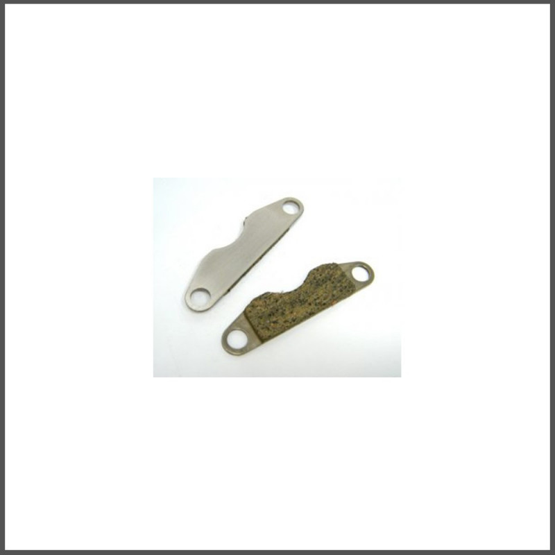 Brakeplate and pad set Spare Parts Serpent