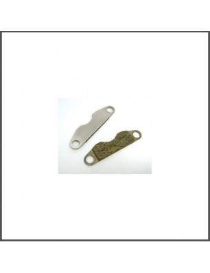 Brakeplate and pad set Spare Parts Serpent