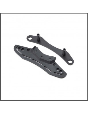 Bumper upper/ lower V2 (SER401643) Spare Parts Serpent