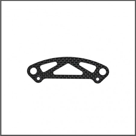 Bumperplate carbon X20 (SER401844) (1) Spare Parts Serpent