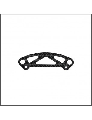 Bumperplate carbon X20 (SER401844) (1) Spare Parts Serpent