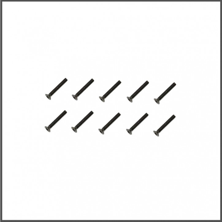 Screw allen countersunk m3x20 (10) (SER110125)