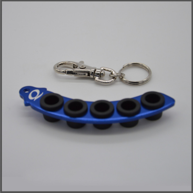 PLUG HOLDER KEY RING blue ACCESSORIES BLISS