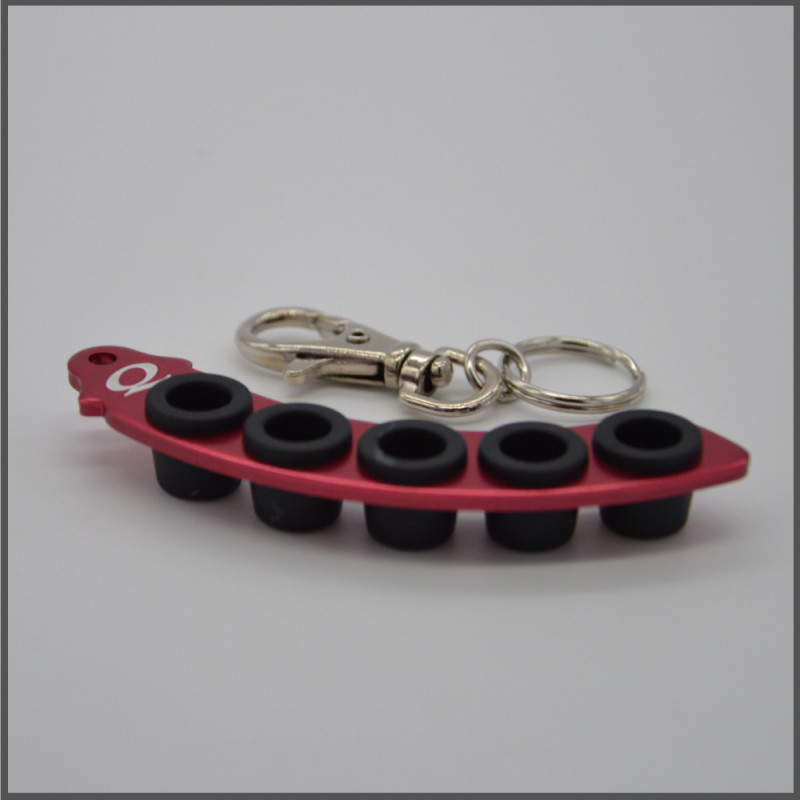 PLUG HOLDER KEY RING red ACCESSORIES BLISS