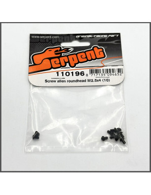 Screw allen roundhead M2,5x4 SPARE PARTS SERPENT