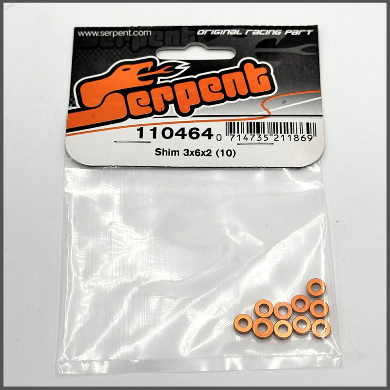 Shim 3x6x2 SPARE PARTS SERPENT