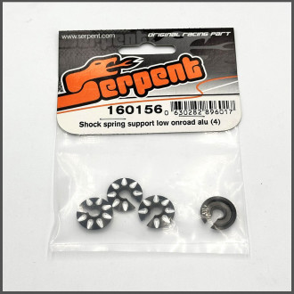 Shock spring support low onroad alu SPARE PARTS SERPENT