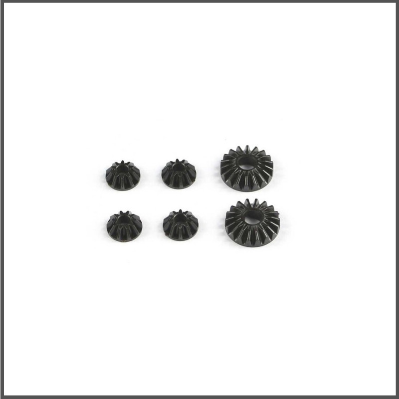 Diff gear 10T+18T for geardiff V3 composite (4+2) SPARE PARTS SERPENT