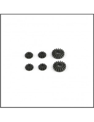 Diff gear 10T+18T for geardiff V3 composite (4+2) SPARE PARTS SERPENT