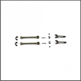 CVD axle set steel/alu (2) 4-X (SER401699) (1) SPARE PARTS SERPENT