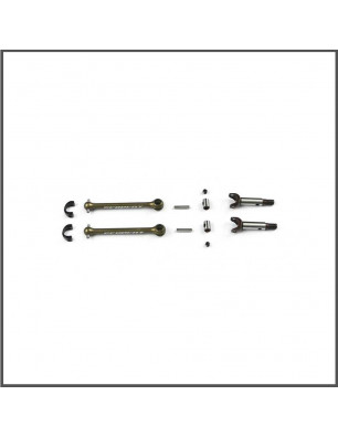 CVD axle set steel/alu (2) 4-X (SER401699) (1) SPARE PARTS SERPENT