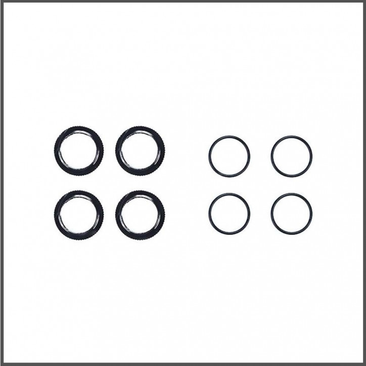 Shock adjusting nut alu o-rings (4) x20 (SER401839)